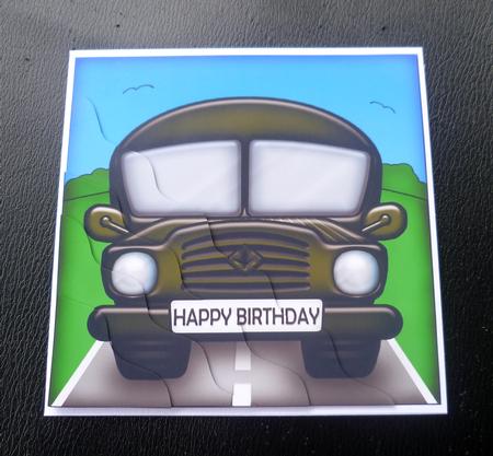 Army Truck Wavy Corner Side Stacker Topper by Charlie Angel