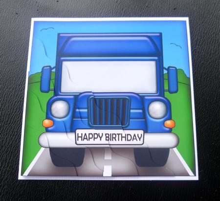 Lorry Wavy Corner Side Stacker Topper by Charlie Angel