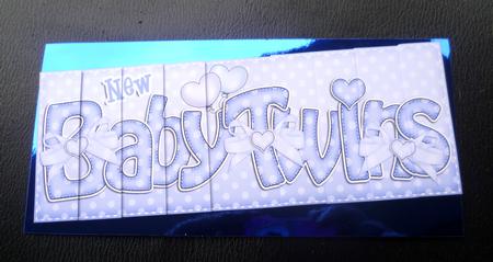 New Baby Twins Dl Side Stacker Topper by Charlie Angel