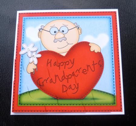 Bert's Grandparents Day Heart Wavy Corner by Charlie Angel