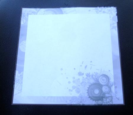 Into the Red Mini & Cogs 8x8inch Insert Ink Saving by Charlie Angel