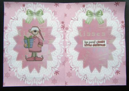 Have a Beary Christmas Insert by Charlie Angel