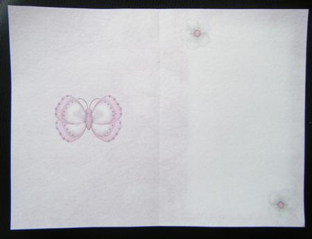 Pink Flutterby Blossoms Insert by Charlie Angel
