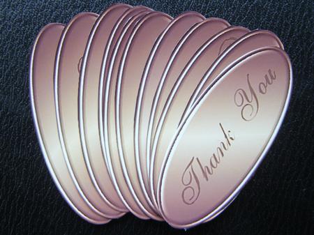 Elegant Bronze Sentiment Labels by Charlie Angel