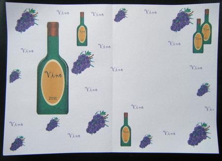 Vino - Wine Themed Insert by Charlie Angel