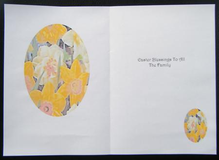 Easter Insert of Narcissus - Easter Blessings to All the Fam by Charlie Angel