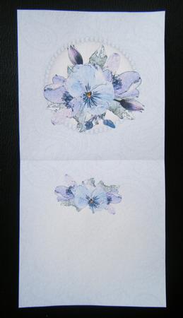 Posy & Pearls Insert - Square Landscape by Charlie Angel