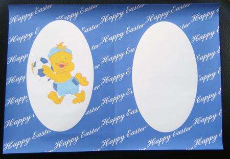Easter Football Chick Insert by Charlie Angel