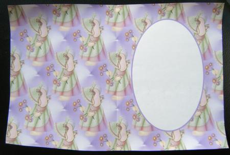 Purple Easter Egg Girl Insert by Charlie Angel