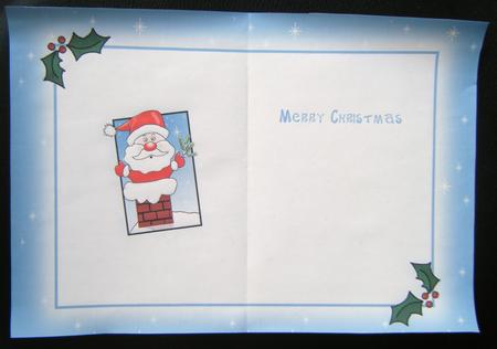 Santa Got Stuck Xmas Insert by Charlie Angel