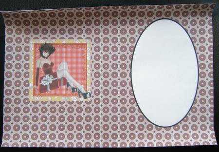 Xmas Lady Present Insert by Charlie Angel