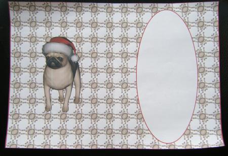Xmas Pug Insert by Charlie Angel