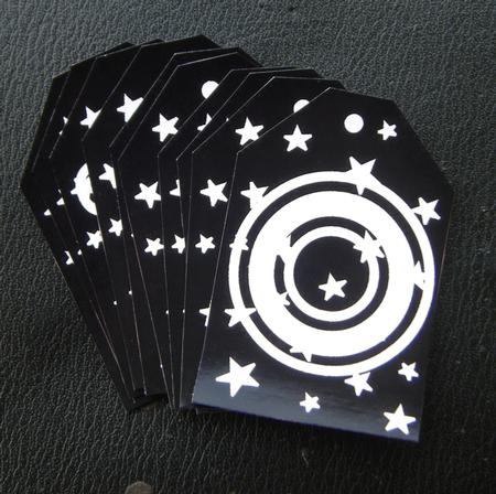 Number Tags (black) by Charlie Angel