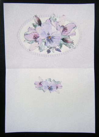 Posy & Pearls Insert Landscape by Charlie Angel
