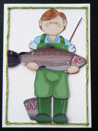 Rainbow Trout Doodles by Charlie Angel
