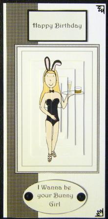 Deidi the Bunny Girl Birthday Pyramid Design Sheet by Charlie Angel