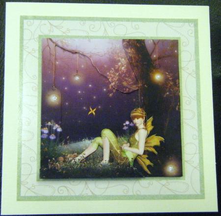 Wood Fairy Tunnel Decoupage by Charlie Angel