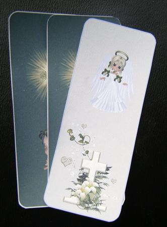 Child at Prayer Bookmarks/toppers by Charlie Angel