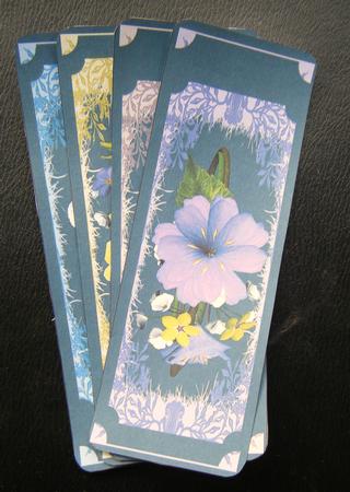 Floral Bookmarks/toppers by Charlie Angel