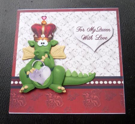 Dragon King 8x8inch Topper by Charlie Angel