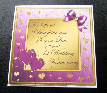 Daughter and Son in Law 1st Wedding Anniversary by Charlie Angel