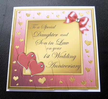 Daughter and Son in Law 1st Wedding Anniversary by Charlie Angel