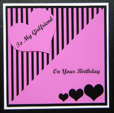 Girlfriend Birthday Hearts by Charlie Angel