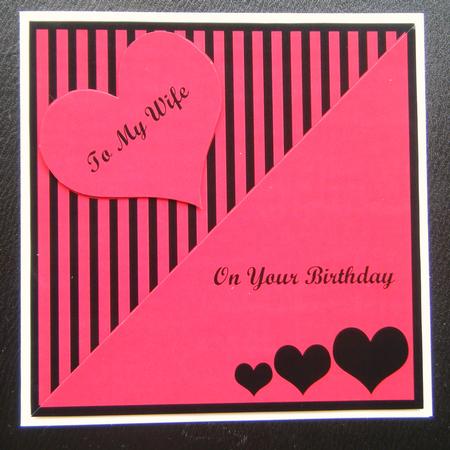 Wife Birthday Hearts by Charlie Angel