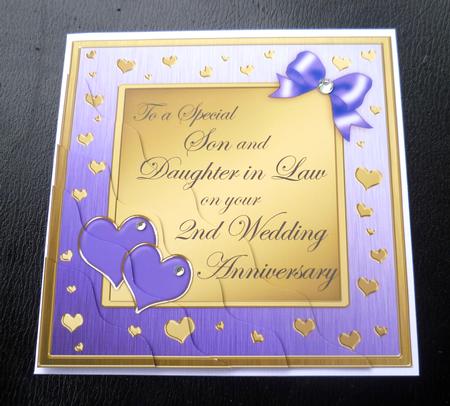 Son and Daughter in Law 2nd Wedding Anniversary by Charlie Angel