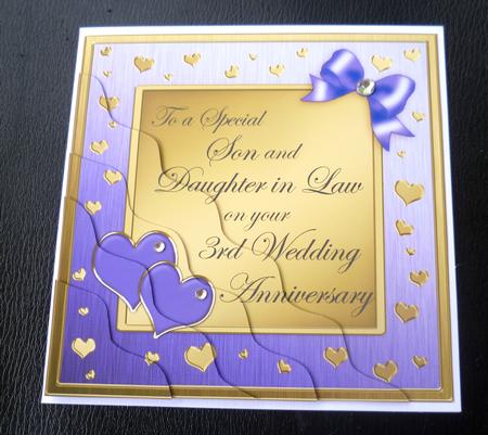 Son and Daughter in Law 3rd Wedding Anniversary by Charlie Angel