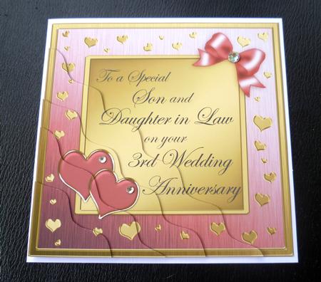 Son and Daughter in Law 3rd Wedding Anniversary by Charlie Angel