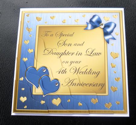 Son and Daughter in Law 4th Wedding Anniversary by Charlie Angel