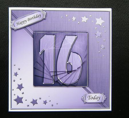 16th Metallic Age Quick Card with Twisted Pyramage by Charlie Angel
