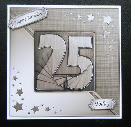 25th Metallic Age Quick Card with Twisted Pyramage by Charlie Angel