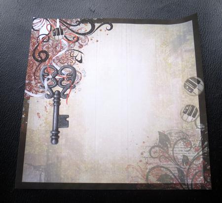 Key to the Room Insert 8x8inch Plain by Charlie Angel