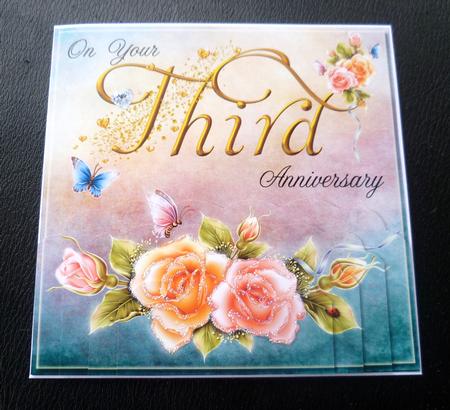 Rosy Glow Third Anniversary Bottom Stacker by Charlie Angel