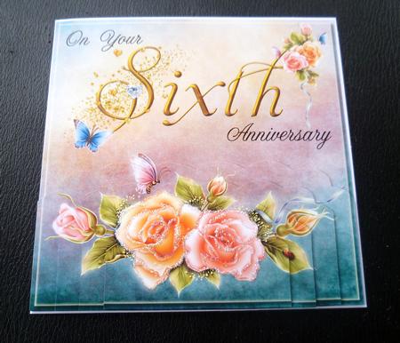 Rosy Glow Sixth Anniversary Bottom Stacker by Charlie Angel