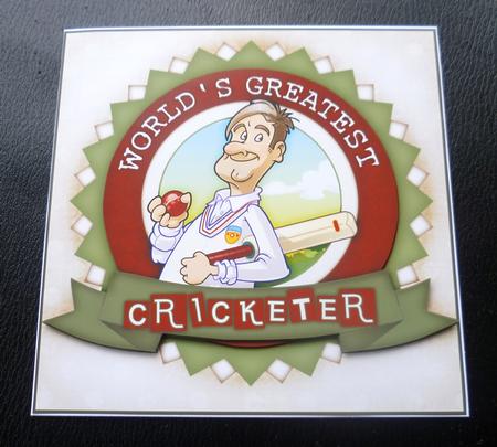Cricket Dude Shabby Chic 8x8 by Charlie Angel