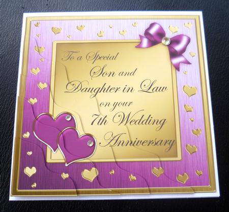 Son and Daughter in Law 7th Wedding Anniversary by Charlie Angel