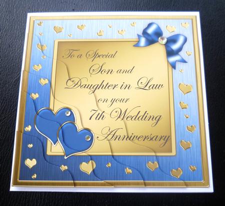 Son and Daughter in Law 7th Wedding Anniversary by Charlie Angel
