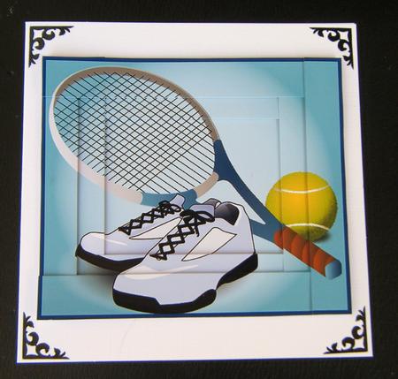 Tennis Spiral Edge Stacker by Charlie Angel