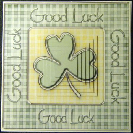 Good Luck Quick Card with Pyramage by Charlie Angel