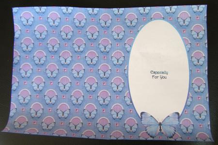 Blue Butterfly Insert by Charlie Angel