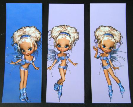 Sugar Plum Fairy Set of 3 Bookmarks by Charlie Angel