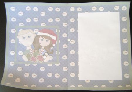 Special Couple Christmas Card Insert 2 by Charlie Angel