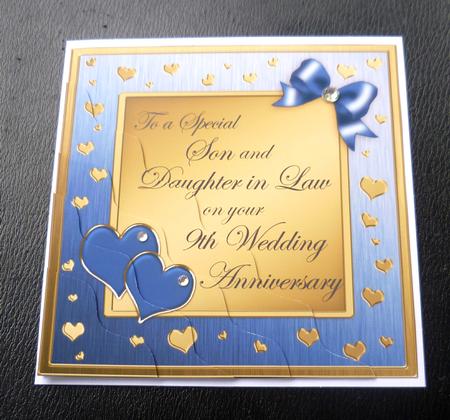 Son and Daughter in Law 9th Wedding Anniversary by Charlie Angel