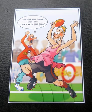 Dancing with Balls A4 by Charlie Angel