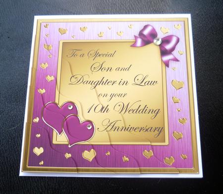 Son and Daughter in Law 10th Wedding Anniversary by Charlie Angel