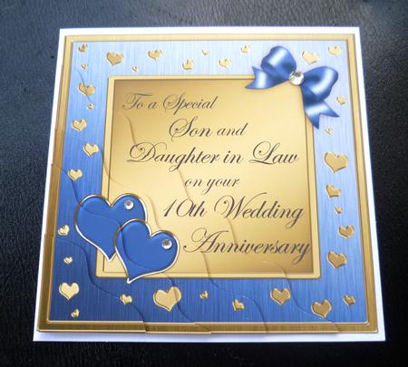 Son and Daughter in Law 10th Wedding Anniversary by Charlie Angel