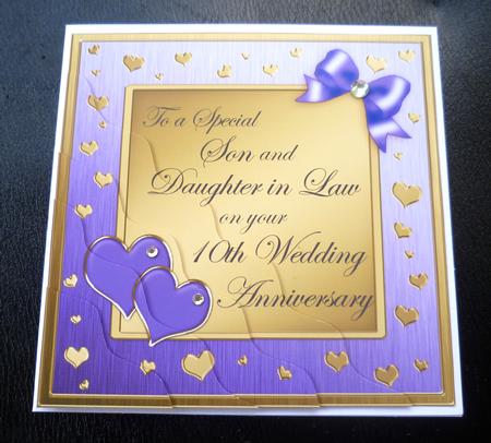 Son and Daughter in Law 10th Wedding Anniversary by Charlie Angel